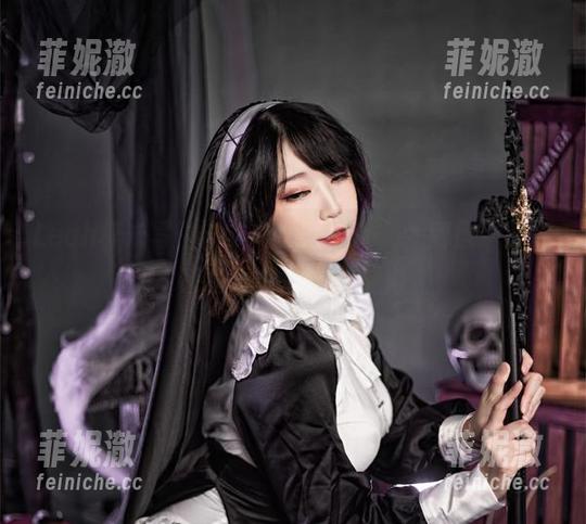 Leah梓未写真新作“堕落修女”，网盘中等你来发掘她的艺术魅力