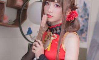 笑到肚子疼！星野saori犬獒套图带你体验不一样的搞笑写真！